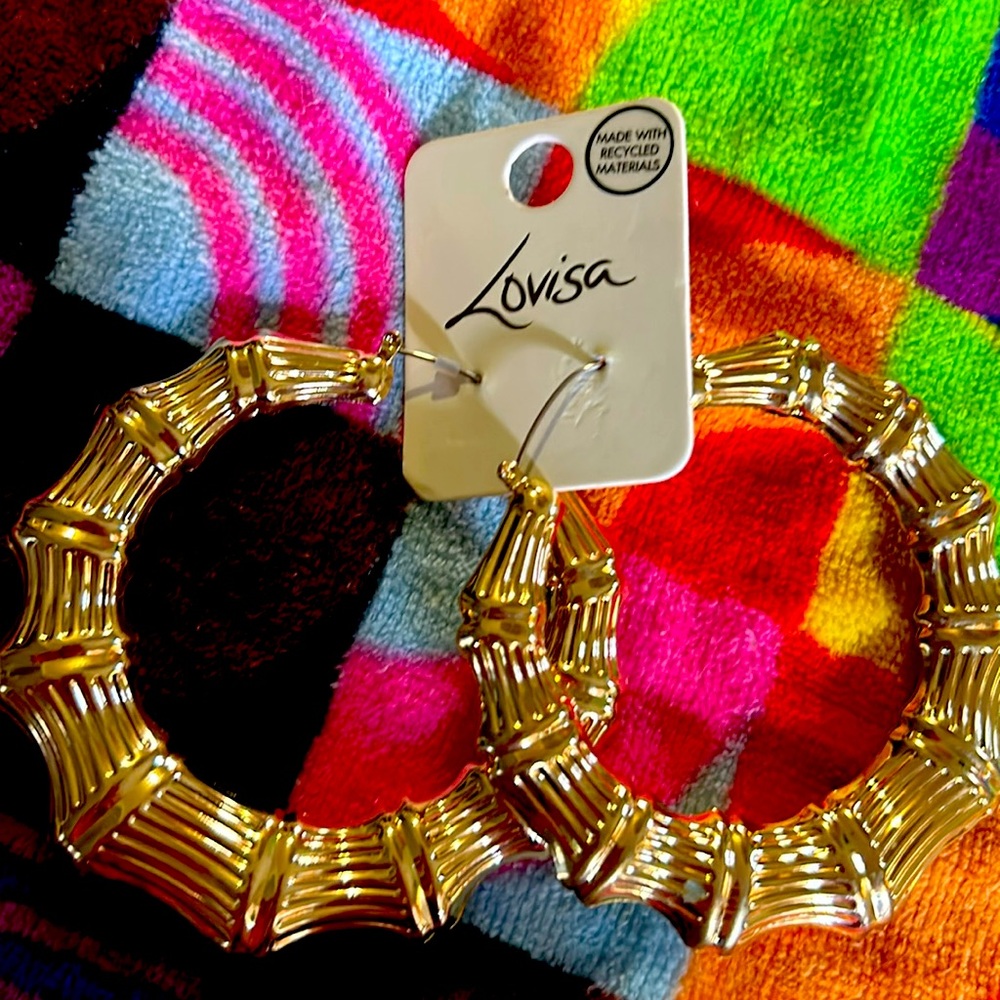 Lovisa Gold Bamboo Earrings